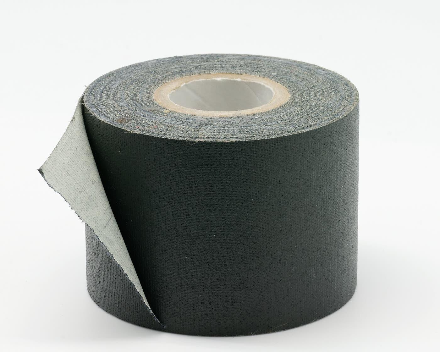 A roll of black cloth gaffer tape.
